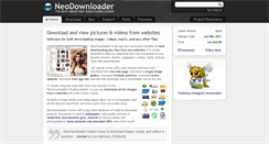 Desktop Screenshot of neodownloader.com