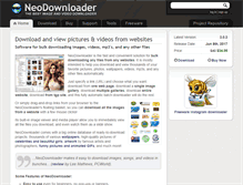 Tablet Screenshot of neodownloader.com